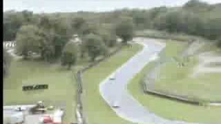 MGB GT BCV8 PETER BEST BRANDS HATCH 2008 CRASH [upl. by Steele]