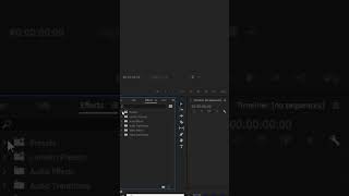 How to import presets in premiere pro  premiere pro tutorial  premiere pro shorts premierepro [upl. by Grayson]