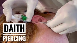 Daith piercing [upl. by Llerahs21]