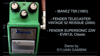 Country Rock jam  IBANEZ TS9 1983  FENDER TELECASTER Vintage 52 reissue  FENDER SUPERSONIC 22 [upl. by Eldridge]