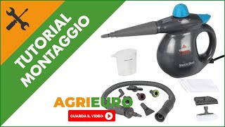 Pulitore a vapore portatile BISSELL SteamShot  1050 W montaggio [upl. by Anigue836]