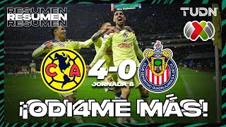 América 40 Chivas  HIGHLIGHTS  América 40 Chivas  AP2023J8  Liga Mx  TUDN [upl. by Tilden]