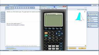 Using the TI to find probabilities in the Standard Normal Distribution [upl. by Eleynad]