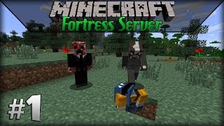 Minecraft Fortress Server  Episode 1  Pig Hunting [upl. by Arthur71]