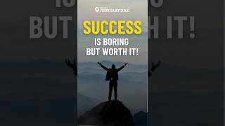 Success is Boring But Worth It civilserviceexam judicialaspirants [upl. by Premer]