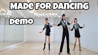 Made for Dancing  Line Dance DemoPhrased Intermediate [upl. by Ettelrats]