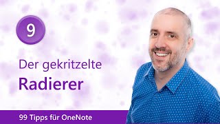 🟣 99 Tipps für OneNote 9️⃣ Der gekritzelte Radierer  Malter365de [upl. by Ddot713]