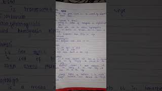 Respiratory system bsc 1st year notes anatomy and physiology video viralvideo shortvideo short [upl. by Darreg]