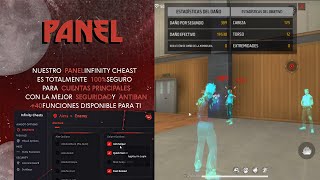 PANEL FREE FIRE AIMBOT  BYPASS  100 SEGURO  ✅ PANEL INFINITY [upl. by Ynafit]