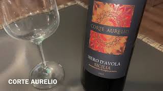 Pijemy włoskie wino CORTE AURELIO NERO D’AVOLA SICILIA 2019 kupione w Lidlu 48 [upl. by Ardnajela153]