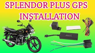 SPLENDOR PLUS GPS TRACKER INSTALLATION [upl. by Arik]