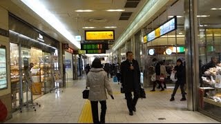 Shopping Center in Train Station 大宮駅エキナカ [upl. by Yslek]