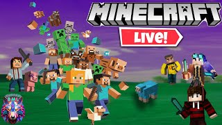 LIVE Minecraft Survival Adventures With Subs [upl. by Wilkison598]