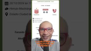 CAMPEONATO ARGENTINO 2024  2° FASE  18° RODADA ESTUDIANTES 3 X 2 INSTITUTO [upl. by Ardene]