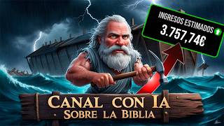 CANAL de LA BIBLIA con IA DE 3700€ AL MES sin mostrar la cara y automatizado para YouTube GRATIS [upl. by Lovett]