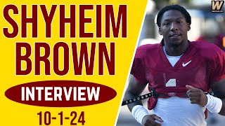 Shyheim Brown talks fighting past adversity Clemson game  FSU Football  Warchant TV FSU [upl. by Elrae]