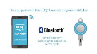 CLIQ Connect Bluetooth key by Assa Abloy [upl. by Odnalor43]