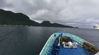 Leaving Pago Pago American Samoa for Tuna Fishing [upl. by Atiekal882]