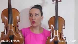 Stentor I vs Stentor II 1400 vs 1500 Violin REVIEW [upl. by Urion807]