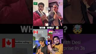 Who won beatbox 🎺 Lets Try beatbox beatboxing asmrsounds flute asmr shortfeed shorts [upl. by Sivartal]