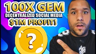 🔥 This Decentralized Social Media Coin Has HUGE 100X Potential 🚀🚀 Get On This TREND EARLY URGENT [upl. by Beryl]