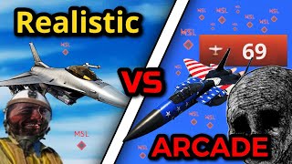 REALISTIC VS ARCADE EXPERIENCE IN 2024 top tier arcade is traumatizing [upl. by Eimmot]