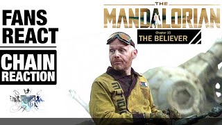 Fans react to The Mandalorian S2E7 Chapter 15 The Believer chainreaction careful for spoilers [upl. by Lorollas]