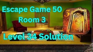 Escape game 50 Rooms 3 Level 34 Solution [upl. by Klingel]