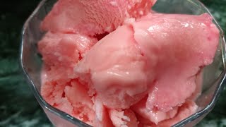 Rose Ice cream in Teluguice cream with Rose syruproseicecream [upl. by Akli961]