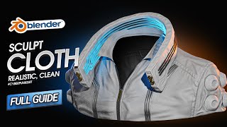 How to Sculpt Clothes in Blender Full Guide [upl. by Doty]