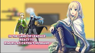 In the land of Leadale react to Rimuru as Cayna’s husband Gacha reaction AU ship Rimuru x Cayna [upl. by Hairim]