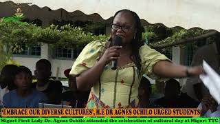 Migori First Lady Dr Agnes Ochilo urges students to embrace diversity and celebrate cultural unity [upl. by Alah344]