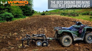 The Best Ground Breaking Food Plot Equipment For A 4 Wheeler Ever [upl. by Verina309]