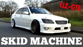 🐒 TOYOTA ALTEZZA 1JZGTE SKID MACHINE [upl. by Nitaj]