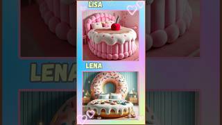 Lisa or Lena house bedroom 😻😻choose chooseone house bedroom cute fyp foryou trend short [upl. by Radloff]