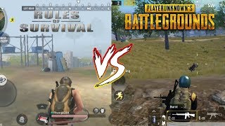 Rules of Survival Vs PUBG Mobile  Game Comparison  Which is Best [upl. by Islean]