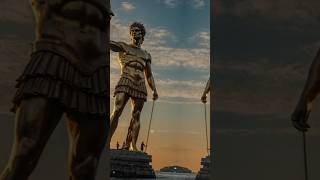 The Colossus of Rhodes Beacon of the Ancient World shorts history [upl. by Nollaf637]