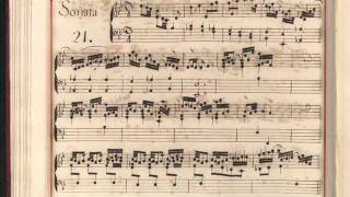 Domenico Scarlatti Sonata K474 on Piano with score manuscript [upl. by Desmund]