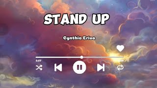 Stand Up  Cynthia Erivo lyricslirik [upl. by Adna]