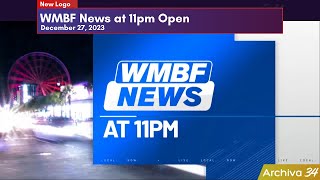 WMBF News at 11pm Open  New Logo  December 27 2023 [upl. by Buna]