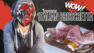 Delicious ITALIAN Bruschetta Perfect idea for your Appetizer easyrecipe italianfood [upl. by Elleinod]