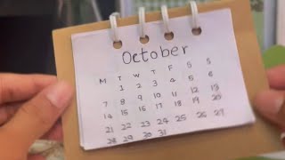 Mini table calendar [upl. by Glynias598]