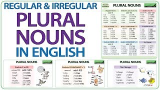 Plural Nouns in English  Regular amp Irregular Plural Nouns  Plurals Spelling [upl. by Acenes]