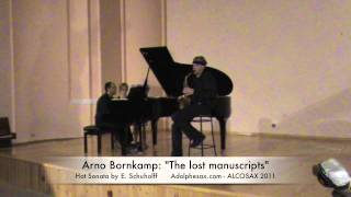 Arno Bornkamp  Hot Sonata by Erwin Schulhoff [upl. by Naida730]