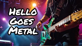 Adele  Hello METAL Cover [upl. by Yahsal]