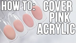 HOW I MAKE MY COVER PINK ACRYLIC POWDER  HIGHLY REQUESTED [upl. by Niran340]