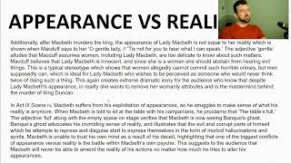 Macbeth GCSE Lesson Nine  Upgrading an average essay to Level 9 Appearance vs Reality in Macbeth [upl. by Akcinehs]