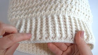 EASYUnique Crochet Hat Idea For BeginnersThe Coolest Crochet Hats for Women4 Variants in 1 Model [upl. by Bohner]