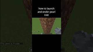 how to launch an ender pearl FAR with wind charge [upl. by Nauaj793]