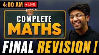 Class 10th Maths FINAL REVISION 🔥  Most Important Questions and Concepts  Shobhit Nirwan [upl. by Utta490]